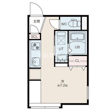 Convient新琴似の物件間取画像